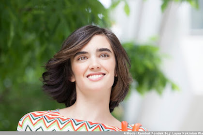 4 Model Rambut Pendek Segi Layer Kekinian Wajib Dicoba